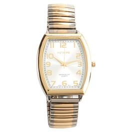 Mens Instatime Gold Two-Tone Expansion Tonneau Watch - PM1955