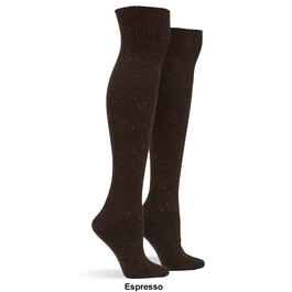 Womens HUE&#174; Tweed Cuff Knee Socks