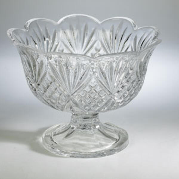 Godinger Dublin Crystal Footed Trifle Bowl - image 