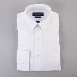 Mens Architect&#40;R&#41; High Performance Button Collar Fitted Dress Shirt