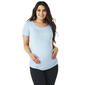 Womens Due Time Short Sleeve Arriving Soon Slogan Maternity Tee - image 2
