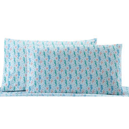 Seaside Resort Seahorse Standard Pillowcase Set