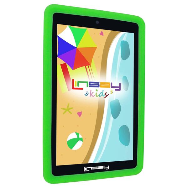 Kids Linsay 7in. Quad Core Tablet With Defender Case - image 