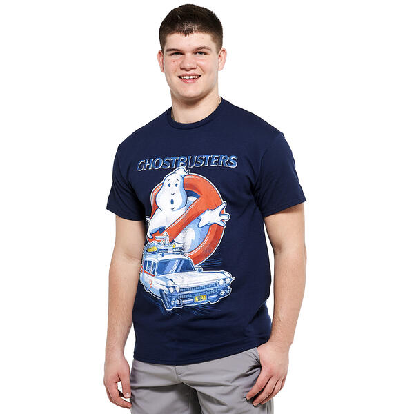Young Mens Short Sleeve Ghostbusters Tee - image 
