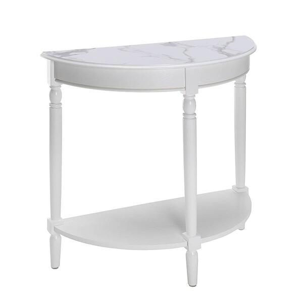 Convenience Concepts French Country Half-Round Entryway Table - image 