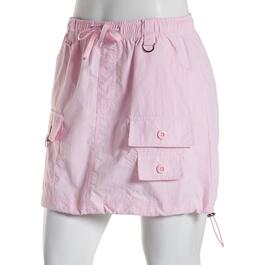 Juniors No Comment Cargo Mini Skirt