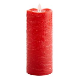 Mirage Frosted Pomegranate LED Flameless Pillar Candle