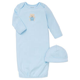 Baby Boy &#40;NB-3M&#41; Little Me Cute Bear Sleeper Nightgown & Hat