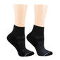 Womens Dr. Motion 2pk. Cushioned Compression Quarter Socks - image 1