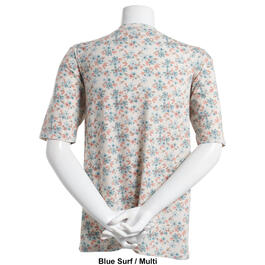 Plus Size Architect&#174; Puff Elbow Sleeve Floral Tee