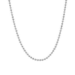 Sterling Silver 18in. Bead Chain Necklace