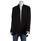 Womens Cure  Open Front Cardigan with Ruching - image 1