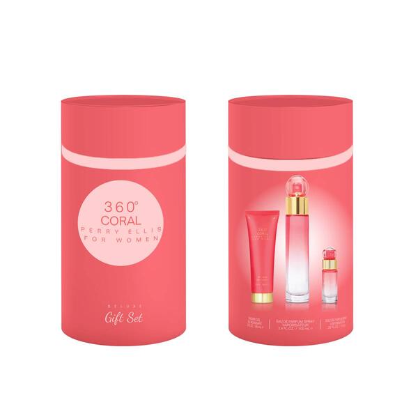 Perry Ellis 360 Coral For Women Gift Set - image 