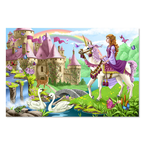 Melissa &amp; Doug(R) Fairy Tale Castle 48 pc. Floor Puzzle - image 