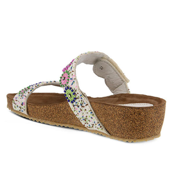 Womens Azura Style Bahama Wedge Slide Sandals