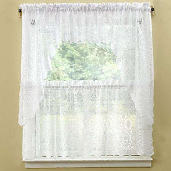 Hopewell Lace Tailored Valance - 58x12 - image 