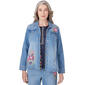 Womens Alfred Dunner In Full Bloom Embroidered Shacket - image 1