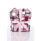 Plus Size White Mark 3pc. Pink Plaid Pajama Set - image 5