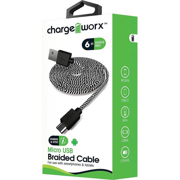 Charge Worx Sync & Charge Braided Cable - image 