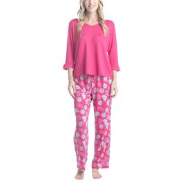Womens Hanes&#40;R&#41; Bedtime Biscotti Paisley Pajama Set