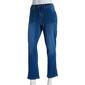 Womens Bleu Denim Denim Jean w/Ankle Side Slit & Pockets - image 1