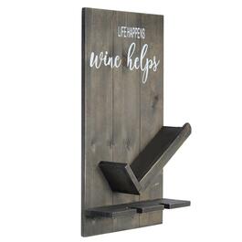 Elegant Designs&#8482; Lucca Wall Mounted Wine Bottle Shelf