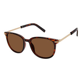 Womens Tropic-Cal McMahon Plastic Round Sunglasses