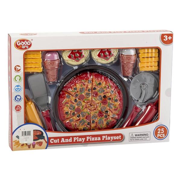Good Art 27pc. Cut and Play Pizza Playset - image 