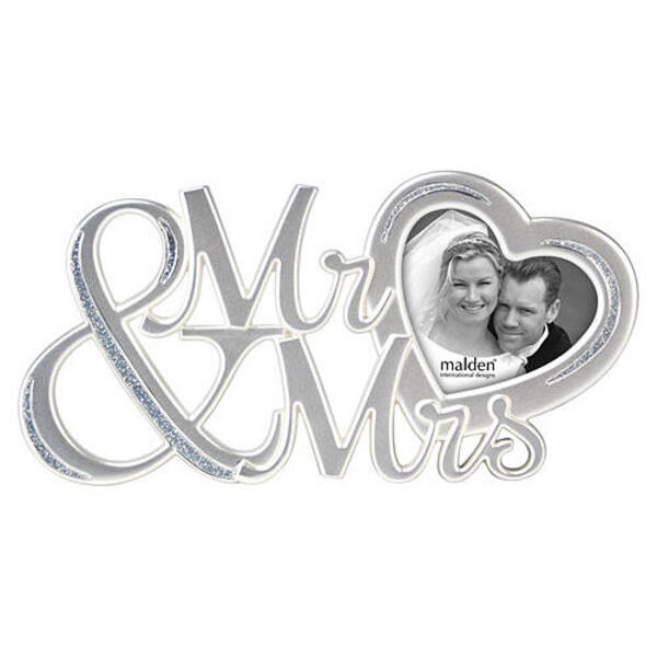 Malden Mr & Mrs Signature Metal Frame - 3x3 - image 