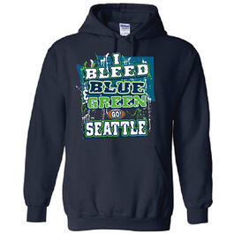 Mens Encore I Bleed Seattle Hooded Sweatshirt