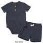 Baby Boy &#40;12-24M&#41; 7 for All Man Kind&#174; Bodysuit & Knit Shorts Set - image 2