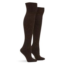 Womens HUE&#40;R&#41; Tweed Cuff Knee Socks