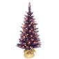 Puleo International 3ft. Pre-Lit Purple Artificial Christmas Tree - image 1