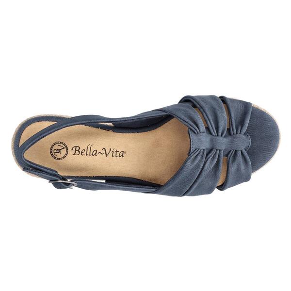 Womens Bella Vita Cheerful Espadrille Wedge Sandals