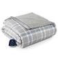 Micro Flannel&#40;R&#41; Reverse to Sherpa Carlton Plaid Electric Blanket - image 1