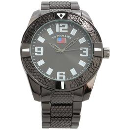 Mens U.S. Polo Assn.&#40;R&#41; Silver Bracelet Watch - US8833