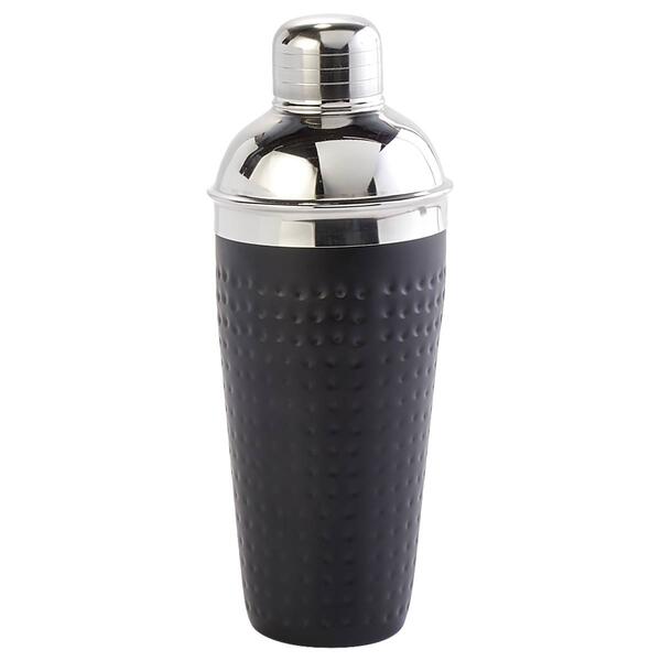 Bombay Stainless Steel Hammered Cocktail Shaker - Black - image 