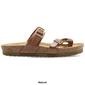 Womens Eastland Tiogo Leather Footbed Slide Sandals - image 2