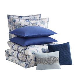 Sweet Home Collection Margolis 7pc. Floral Bed In A Bag Comforter