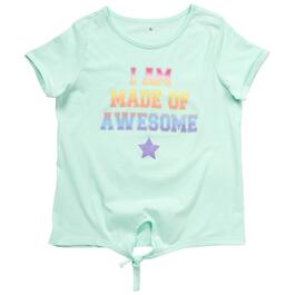 Girls &#40;7-16&#41; Tales & Stories Made Of Awesome Tie Front Tunic