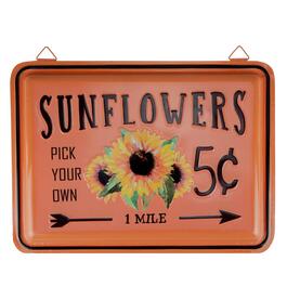 Northlight Seasonal 15in. Fall Harvest Sunflowers Wall Sign