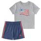 Baby Boy &#40;12-24M&#41; adidas&#40;R&#41; Baseball Flat Shorts Set - image 1