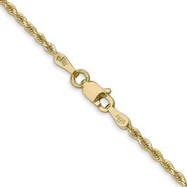 Unisex Gold Classics&#40;tm&#41; 1.75mm. 14k Diamond Cut Rope Chain Necklace