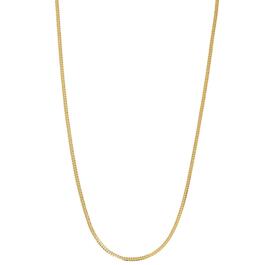 Design Collection Gold-Tone Herringbone Chain Necklace