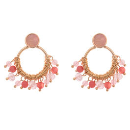 Ashley Cooper&#8482; Gold-Tone Bead Cluster Drop Earrings