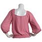 Juniors A. Byer Rosaria Smocked Blouse - image 2