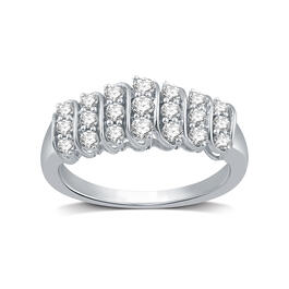 Nova Star&#40;R&#41; Sterling Silver 1/2ctw. Lab Diamond Ring