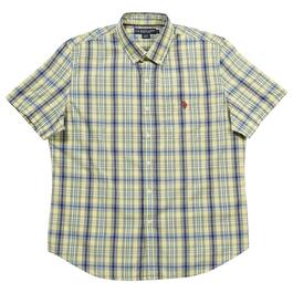 Mens U.S. Polo Assn.&#40;R&#41; Woven Plaid Button Down Shirt