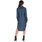 Womens Standards & Practices Long Sleeved Shirt Dress - image 2
