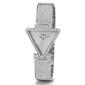 Guess Watches&#174; Silver Tone Crystal Triangle Analog Watch-GW0644L1 - image 5